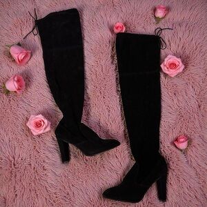 Chic Black Over-the-Knee Women's Boots